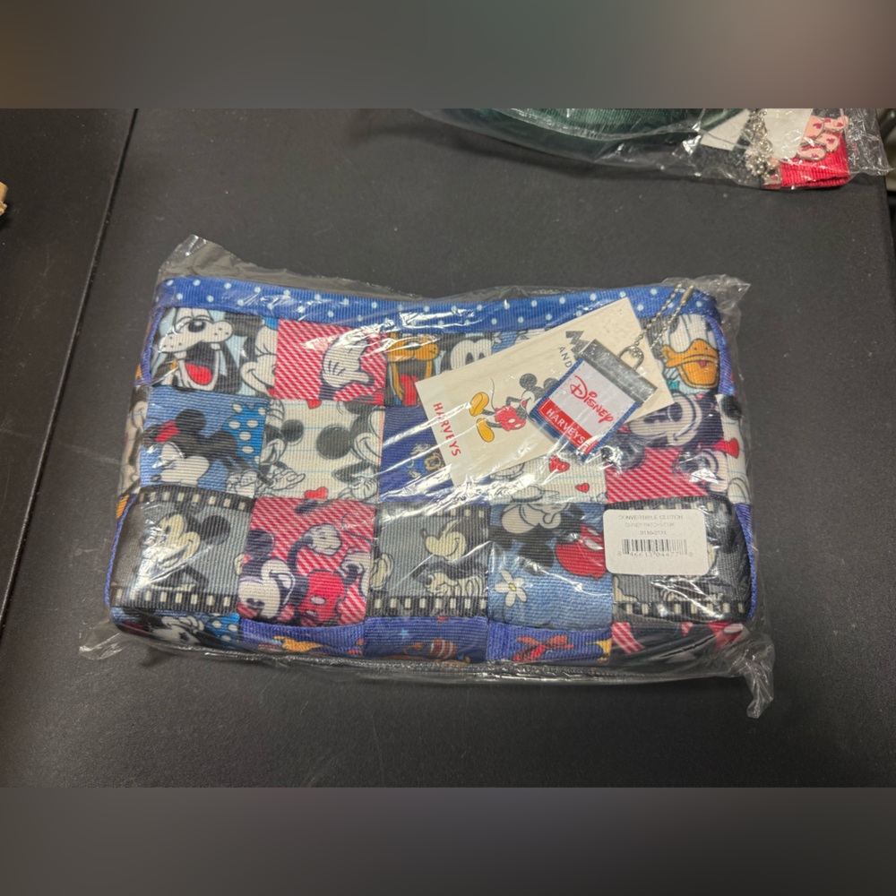 Harveys Seatbelt Bag x Disney Patchwork Convertible Clutch Crossbody